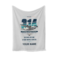 Thumbnail for Boeing 314 Clipper - Original + Name - Blanket - Light Gray