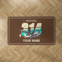 Thumbnail for Boeing 314 Clipper - Original + Name - Rectangle Carpet - Brown
