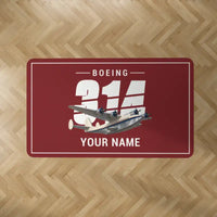 Thumbnail for Boeing 314 Clipper - Original + Name - Rectangle Carpet - Dark Red