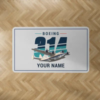Thumbnail for Boeing 314 Clipper - Original + Name - Rectangle Carpet - Light Gray