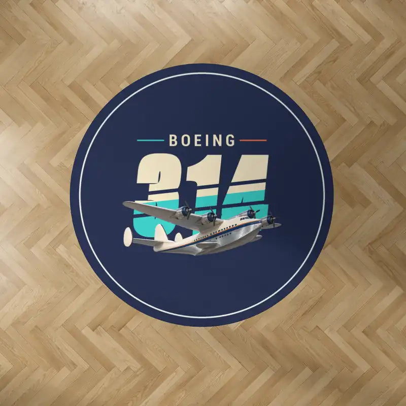 Boeing 314 Clipper - Original - Round Carpet - Dark Blue