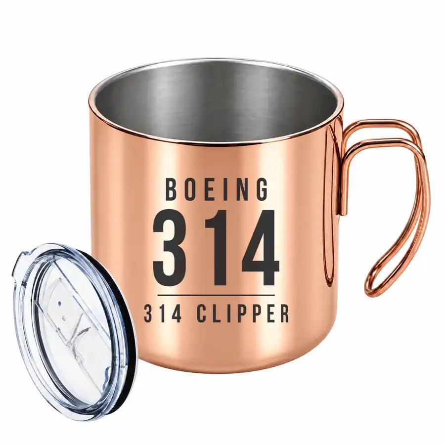 Boeing 314 Clipper - Portable Mug - Tag - Copper
