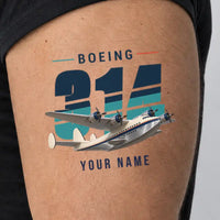 Thumbnail for Boeing 314 Clipper - Tattoo - Original + Name - Man