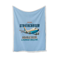Thumbnail for Boeing 377 Stratocruiser - Cartoon - Blanket - Light Blue