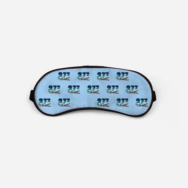 Boeing 377 Stratocruiser - Original Pattern - Sleep Mask - Light Blue