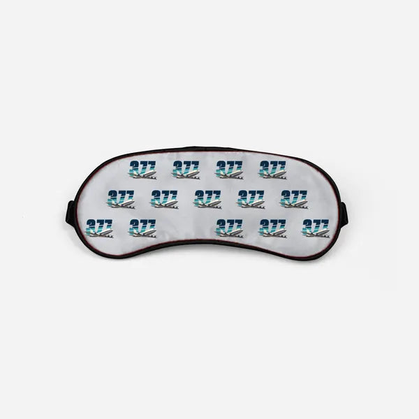 Boeing 377 Stratocruiser - Original Pattern - Sleep Mask - Light Gray