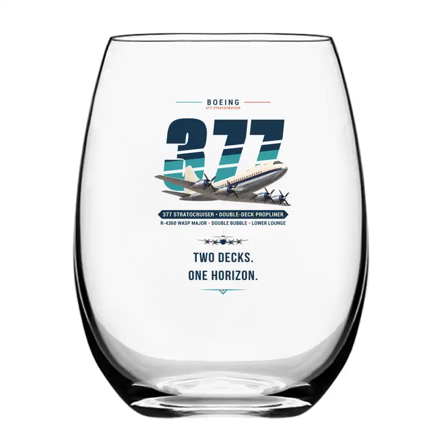 Boeing 377 Stratocruiser - Original - Water & Drink Glass