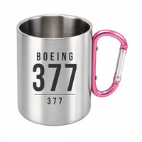 Thumbnail for Boeing 377 Stratocruiser - Outdoors Mug - Tag - Pink