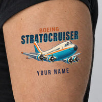 Thumbnail for Boeing 377 Stratocruiser - Tattoo - Cartoon + Name - Man