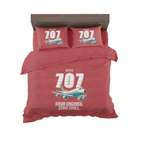 Thumbnail for Boeing 707-320C - Cartoon - Bedding Set - Red