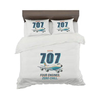 Thumbnail for Boeing 707-320C - Cartoon - Bedding Set - White