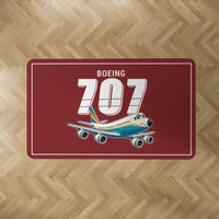 Thumbnail for Boeing 707-320C - Cartoon - Rectangle Carpet - Dark Red