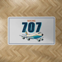 Thumbnail for Boeing 707-320C - Cartoon - Rectangle Carpet - Light Gray
