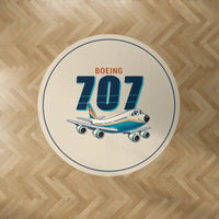 Thumbnail for Boeing 707-320C - Cartoon - Round Carpet - Beige