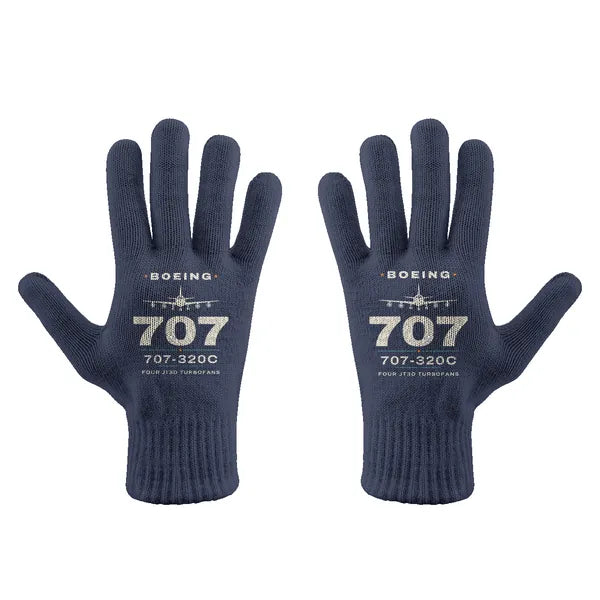 Boeing 707-320C - Gloves - Full - Heritage - Navy Blue