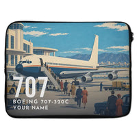 Thumbnail for Boeing 707-320C - Laptop Sleeve + Name
