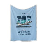 Thumbnail for Boeing 707-320C - Original - Blanket - Light Blue