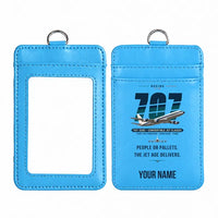 Thumbnail for Boeing 707-320C - Original - ID Card Holder - Blue + Name