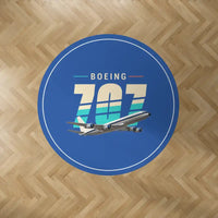 Thumbnail for Boeing 707-320C - Original - Round Carpet - Blue