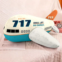 Thumbnail for Boeing 717-200 - Cartoon - Airplane Pillow