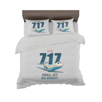 Thumbnail for Boeing 717-200 - Cartoon - Bedding Set - Light Gray