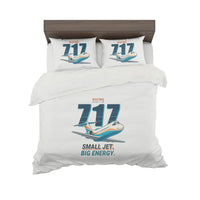 Thumbnail for Boeing 717-200 - Cartoon - Bedding Set - White