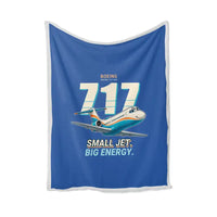 Thumbnail for Boeing 717-200 - Cartoon - Blanket - Blue