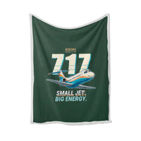 Thumbnail for Boeing 717-200 - Cartoon - Blanket - Dark Green