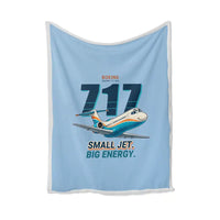 Thumbnail for Boeing 717-200 - Cartoon - Blanket - Light Blue