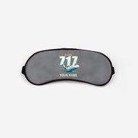 Thumbnail for Boeing 717-200 - Cartoon + Name - Sleep Mask - Gray