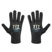 Thumbnail for Boeing 717-200 - Gloves - Full - Cartoon + Name - Black