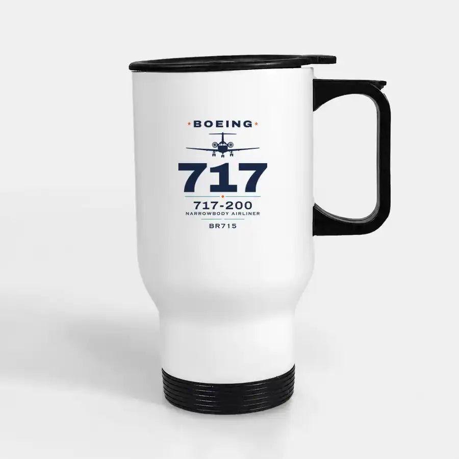 Boeing 717-200 - Heritage - Stainless Steel with Holder - White