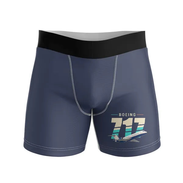 Boeing 717-200 - Men Boxers - Original - Navy Blue