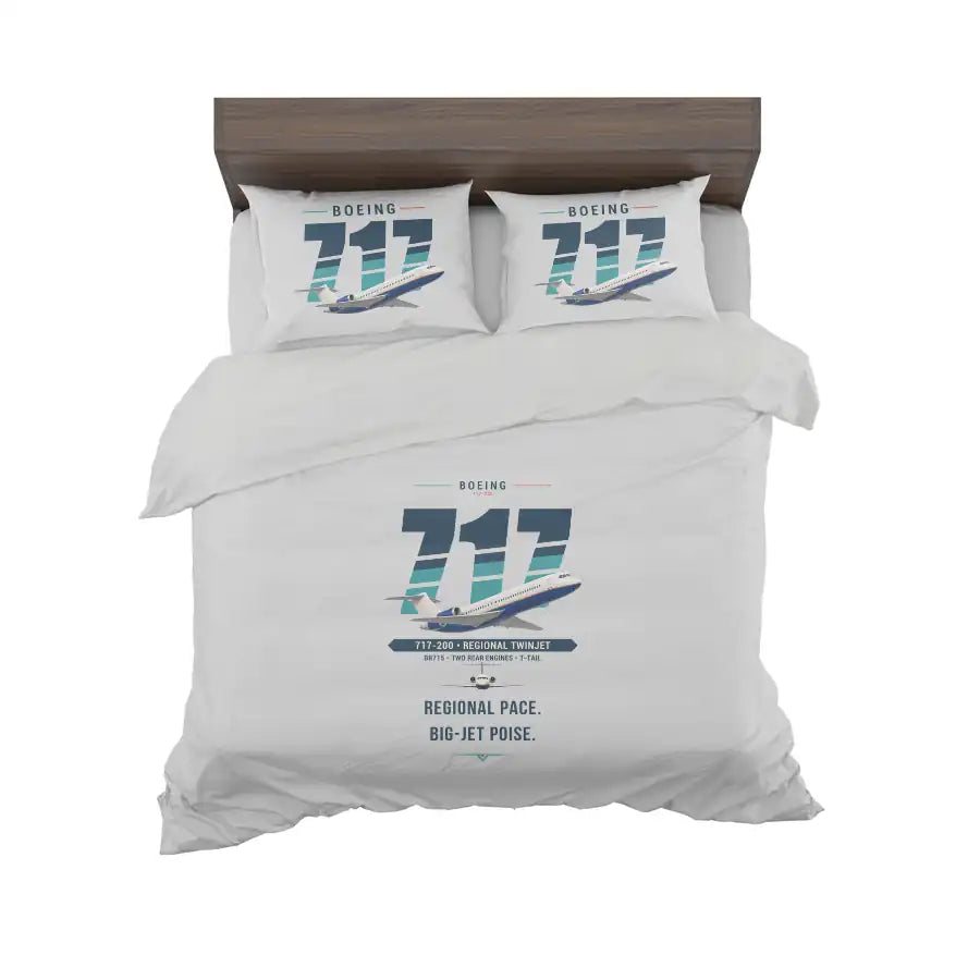 Boeing 717-200 - Original - Bedding Set - Light Gray