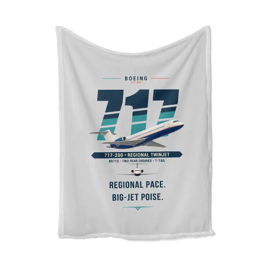 Boeing 717-200 - Original - Blanket - Light Gray