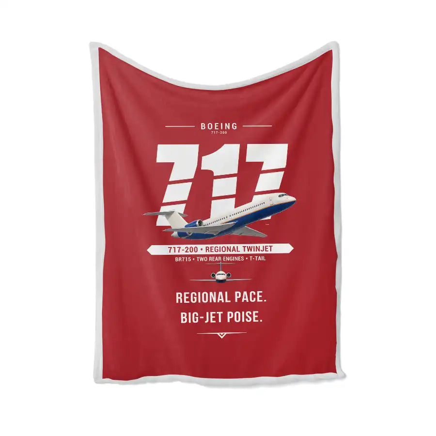 Boeing 717-200 - Original - Blanket - Red