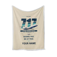 Thumbnail for Boeing 717-200 - Original + Name - Blanket - Beige