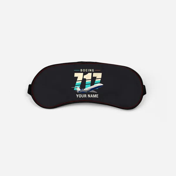 Boeing 717-200 - Original + Name - Sleep Mask - Black