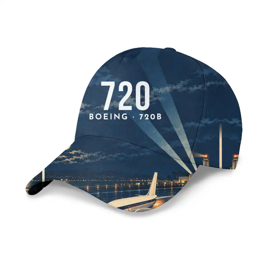 Boeing 720B 3D All-Over Print Clothing - Cap - 3D
