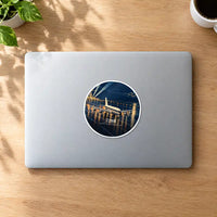 Thumbnail for Boeing 720B - 3D - Circle Sticker - MacBook