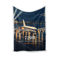 Thumbnail for Boeing 720B - 3D + Name - Blanket - Full Print