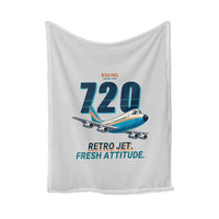Thumbnail for Boeing 720B - Cartoon - Blanket - Light Gray