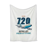 Thumbnail for Boeing 720B - Cartoon - Blanket - White