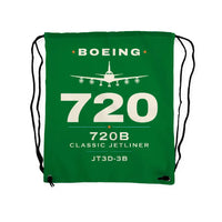 Thumbnail for Boeing 720B - Drawstring Bag - Heritage - Green