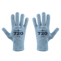 Thumbnail for Boeing 720B - Gloves - Full - Heritage + Name - Light Blue