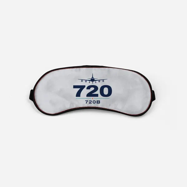 Boeing 720B - Heritage - Sleep Mask - Light Gray