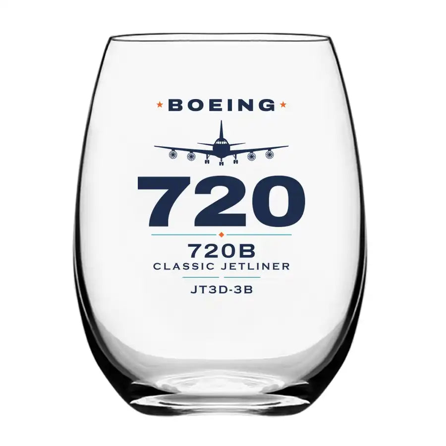 Boeing 720B - Heritage - Water & Drink Glass