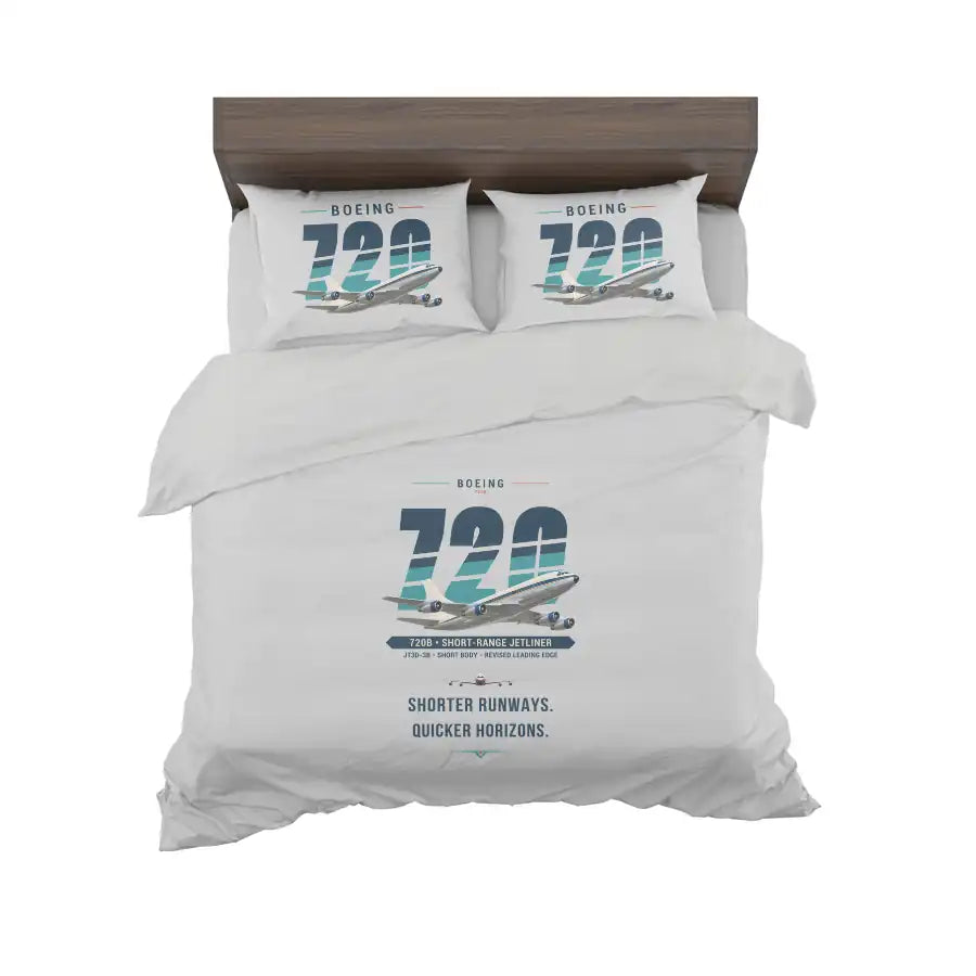 Boeing 720B - Original - Bedding Set - Light Gray