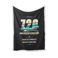 Thumbnail for Boeing 720B - Original - Blanket - Black