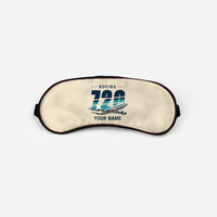 Thumbnail for Boeing 720B - Original + Name - Sleep Mask - Beige